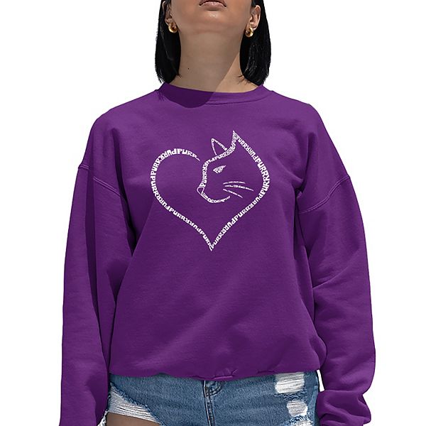 

Свитшот Cat heart с принтом La Pop Art, Purple, Фиолетовый, Свитшот Cat heart с принтом La Pop Art, Purple