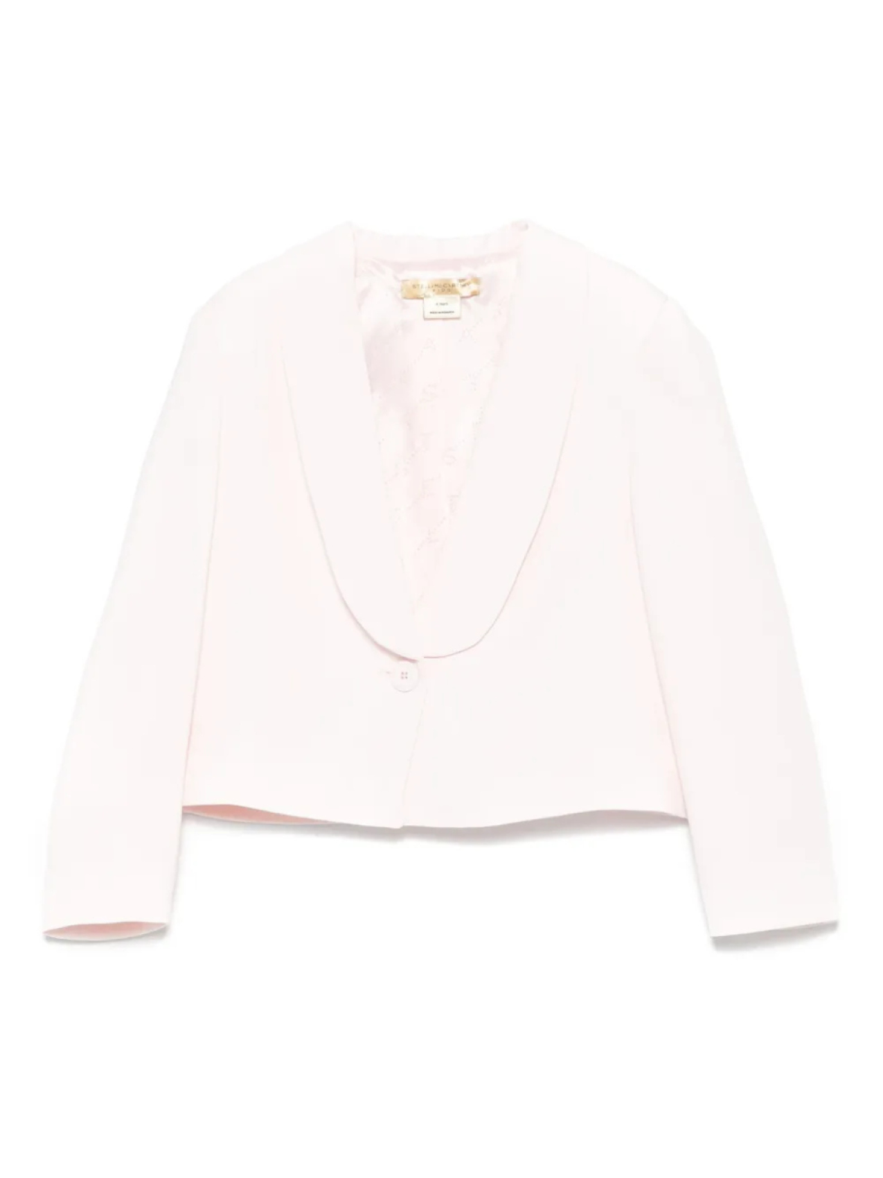 

Однобортный блейзер Stella McCartney Kids, розовый