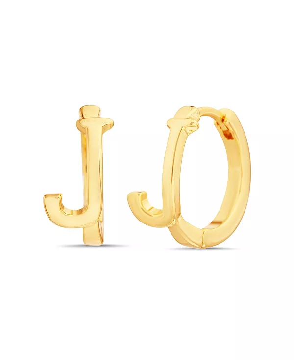 

Серьги-Кольца с инициалом «а» золотистого оттенка Kensie, j