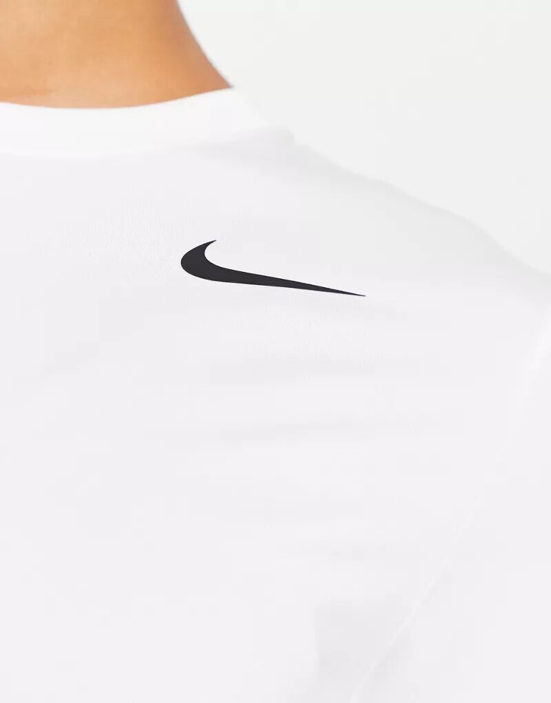 Белая футболка Nike Dri-FIT — фото 3