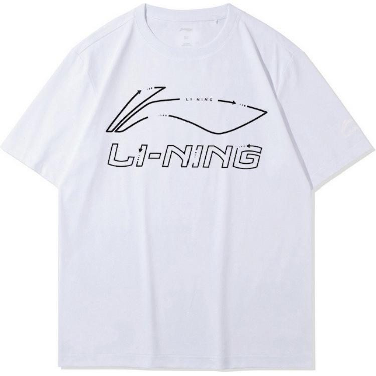 

Футболка LiNing мужская классическая белая