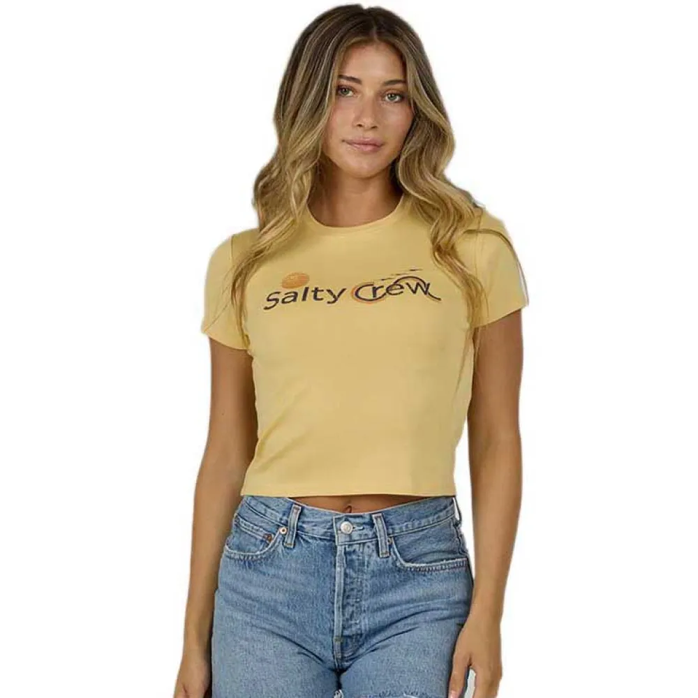 

Футболка с коротким рукавом Salty Crew Sunny side baby, желтый