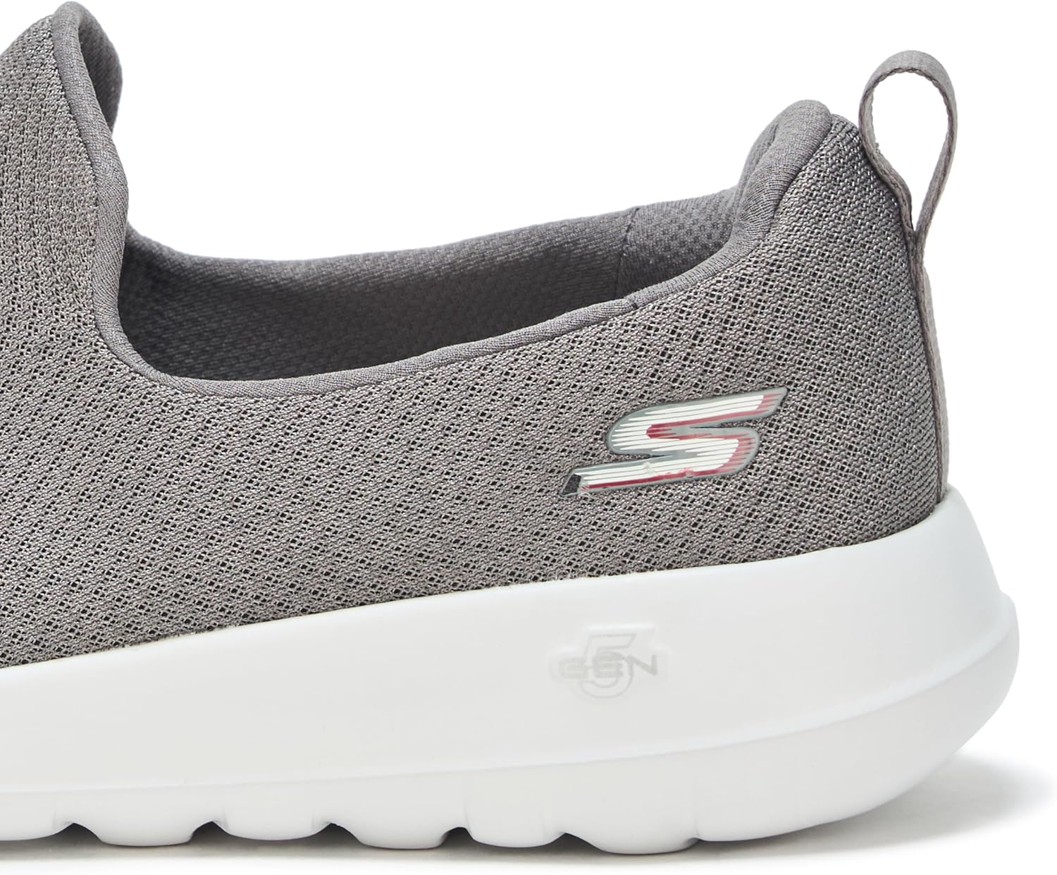 Мужские прогулочные кроссовки Skechers Go Walk Max Air Mesh без шнурков, Charcoal — фото 4