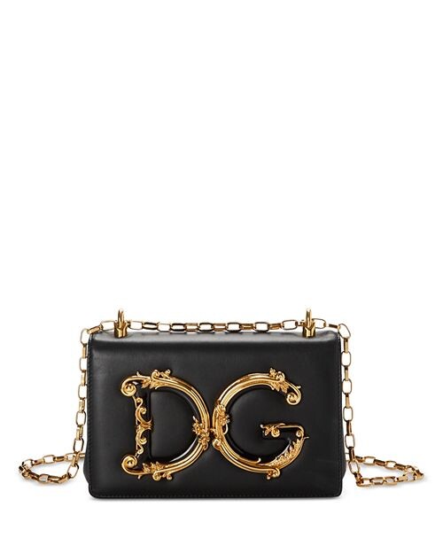

Сумка для девочек DG из кожи наппа Dolce & Gabbana, цвет Black