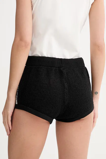 Шорты ажурные Crochet Adidas Originals, черный — фото 3