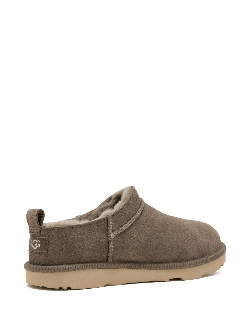 Тапочки с петлей для натягивания UGG Kids, коричневый — фото 2