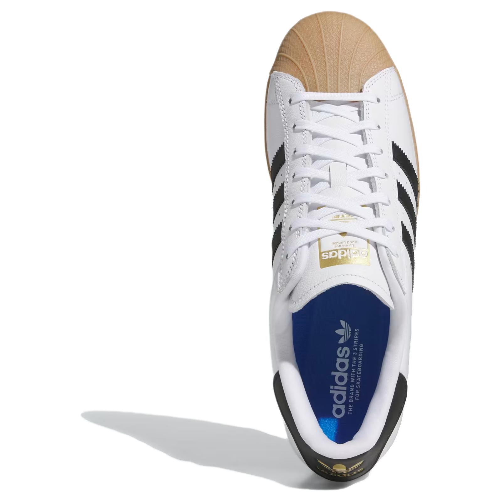 Adidas Superstar Adv Обувь Белая Резина Adidas Originals, Черный Белый — фото 3
