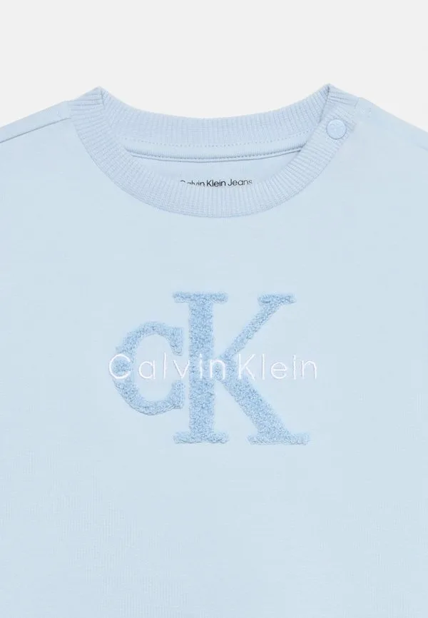 Спортивный костюм унисекс с брюками с круглым вырезом Calvin Klein Jeans, Breezy Blue — фото 4