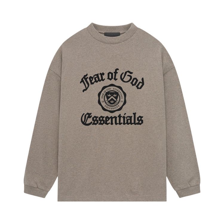 

Футболка Fear of God Essentials Heavy Long-Sleeve Tee, Heather Grey