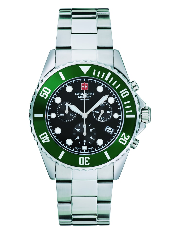 

Swiss Alpine Military by Grovana Мужские аналоговые часы серебристого цвета