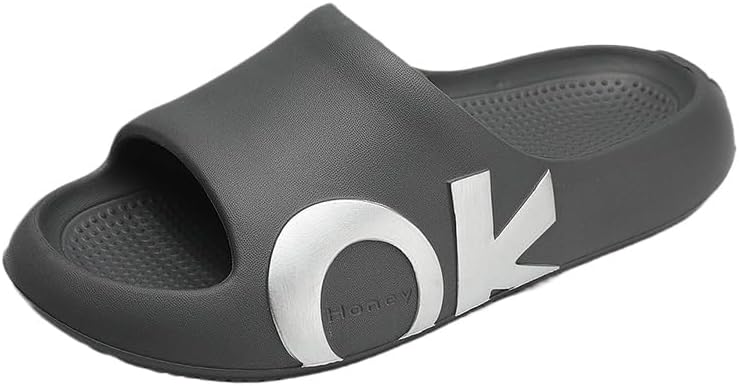 

Мужские дышащие нескользящие тапочки FmShi, серый