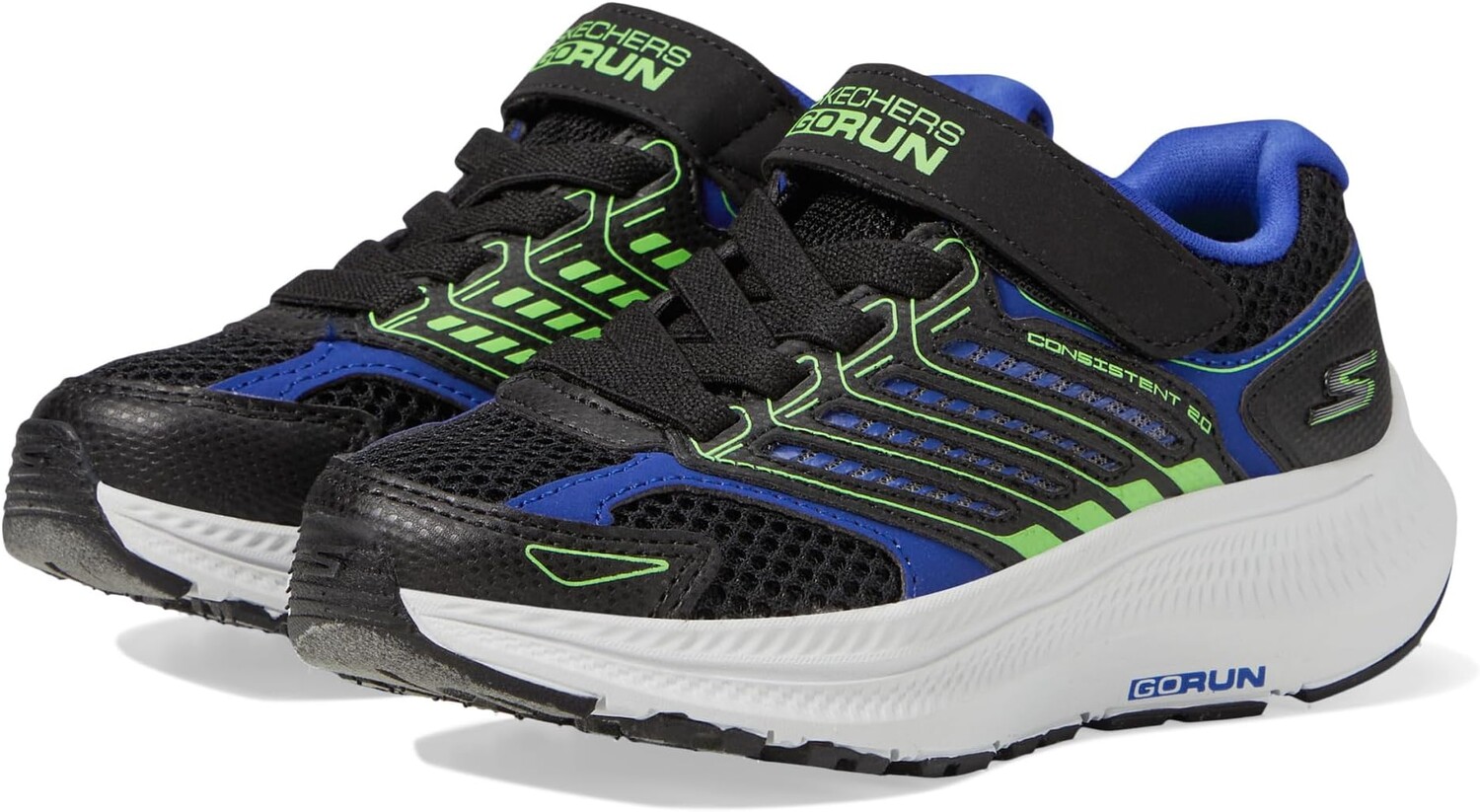 

Кроссовки Go Run Consistent 2.0 405043L SKECHERS KIDS, цвет Black/Blue/Lime