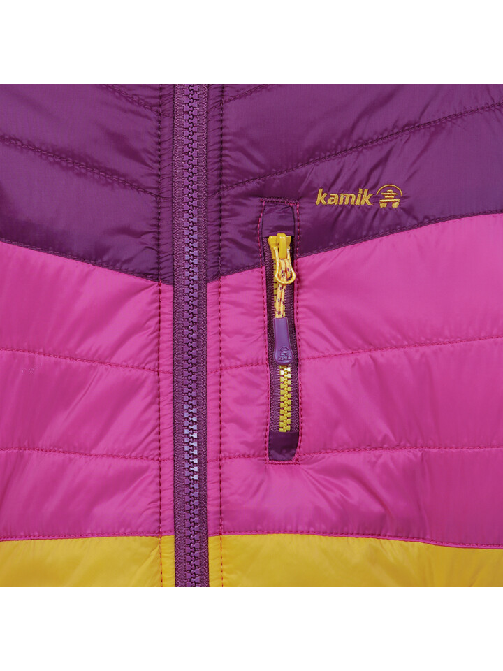 Куртка Kamik Dünne Ganzjahres Steppjacke Harley, цвет Lila/Pink/Ocker — фото 3