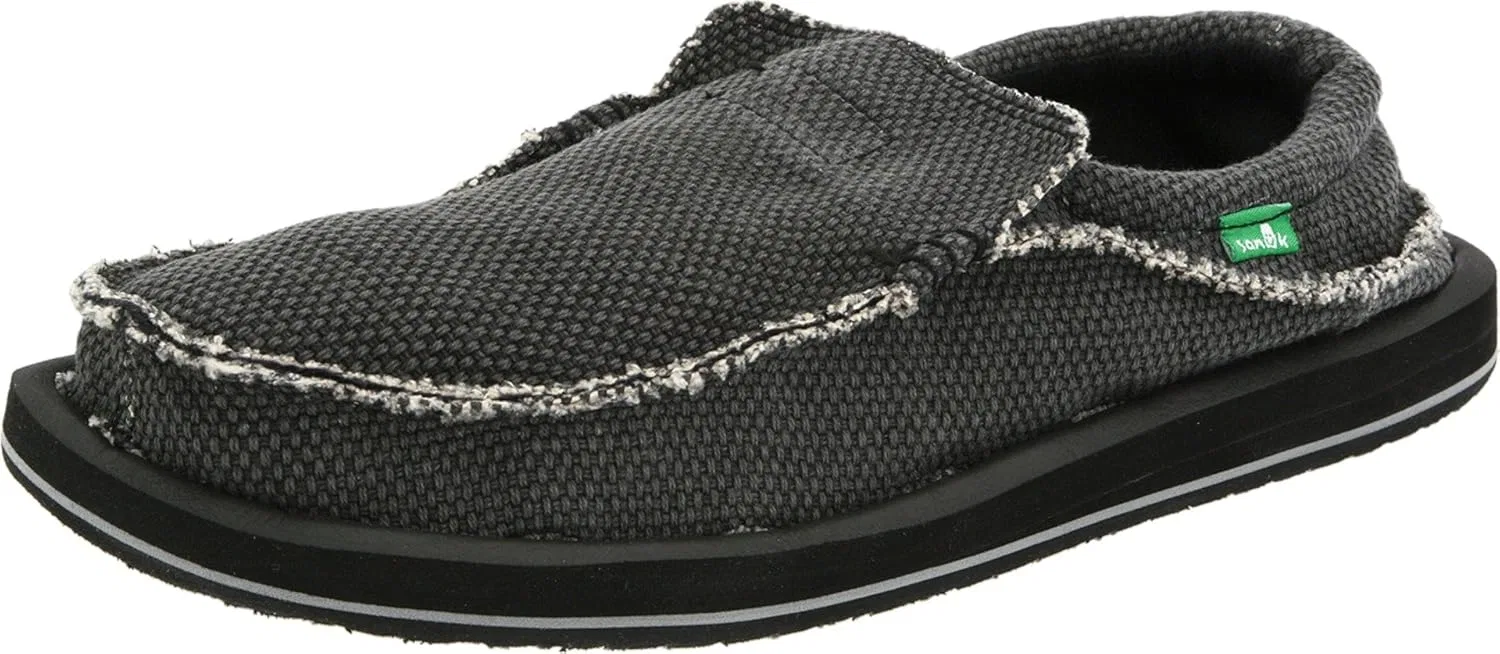 Лоферы с поролоновой стелькой Sanuk, Black