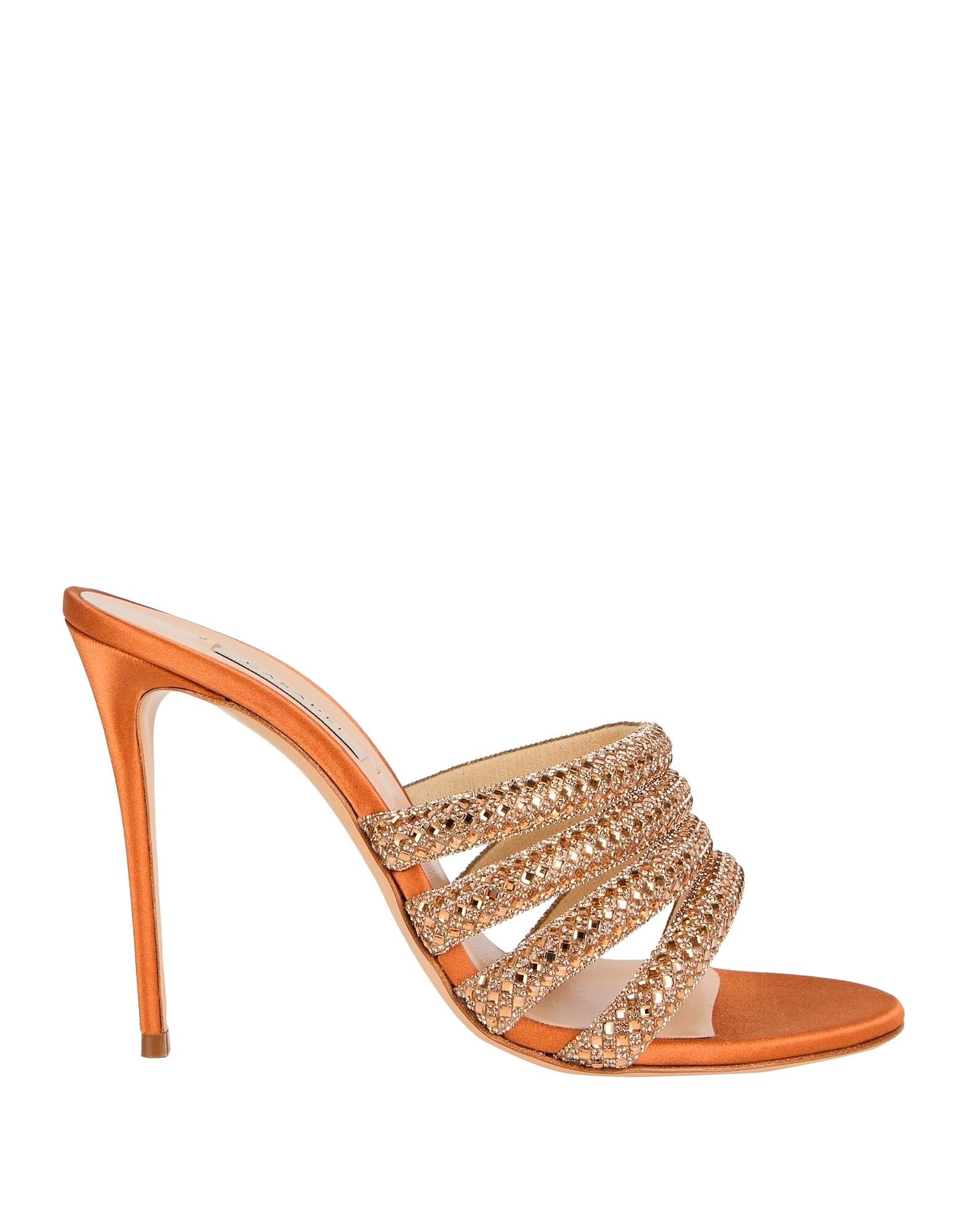 Сандалии Casadei, медный