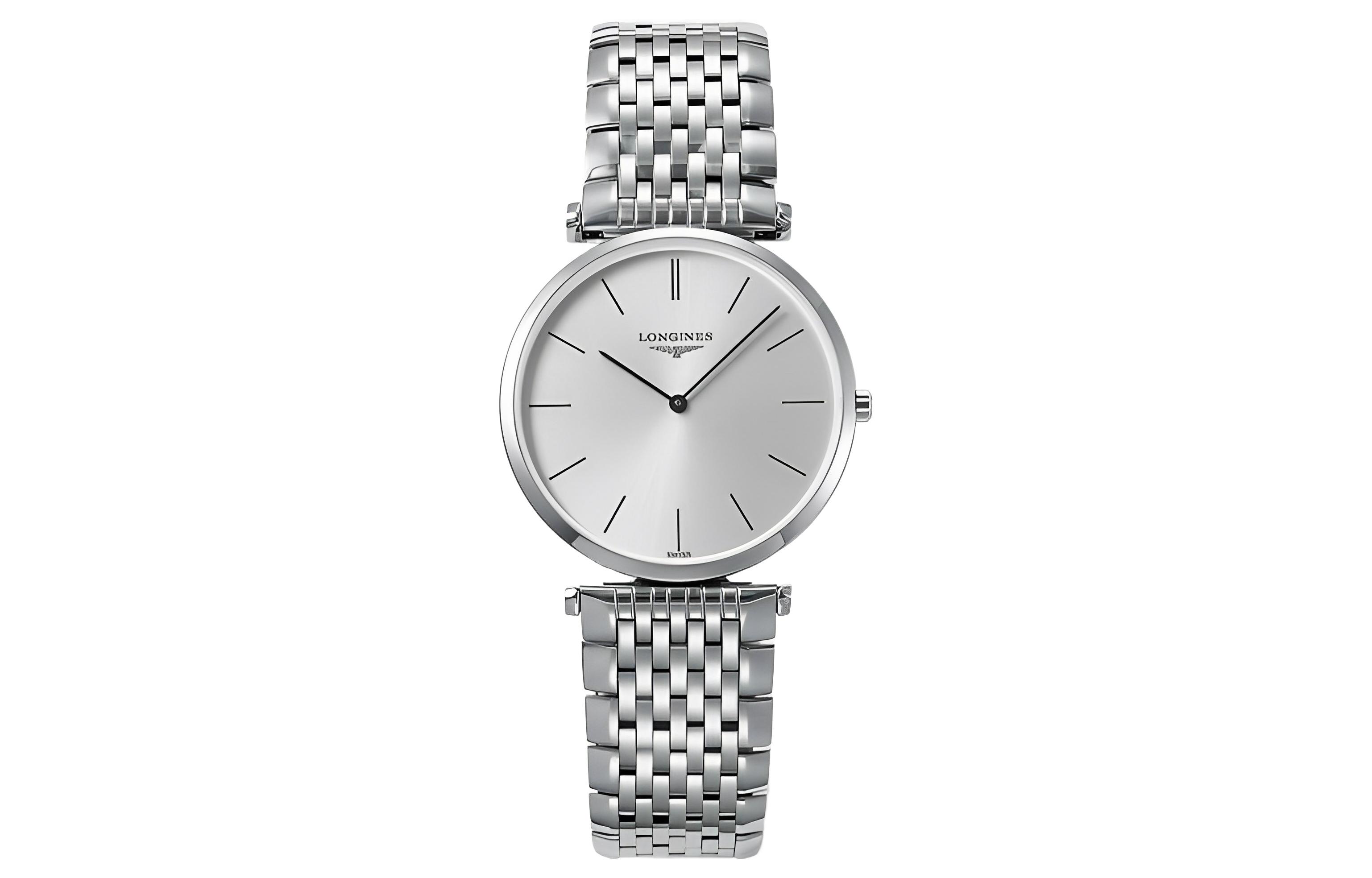 

Jialan Collection Мужские часы с кварцевым механизмом Белый циферблат Корпус из нержавеющей стали Браслет из нержавеющей стали LONGINES