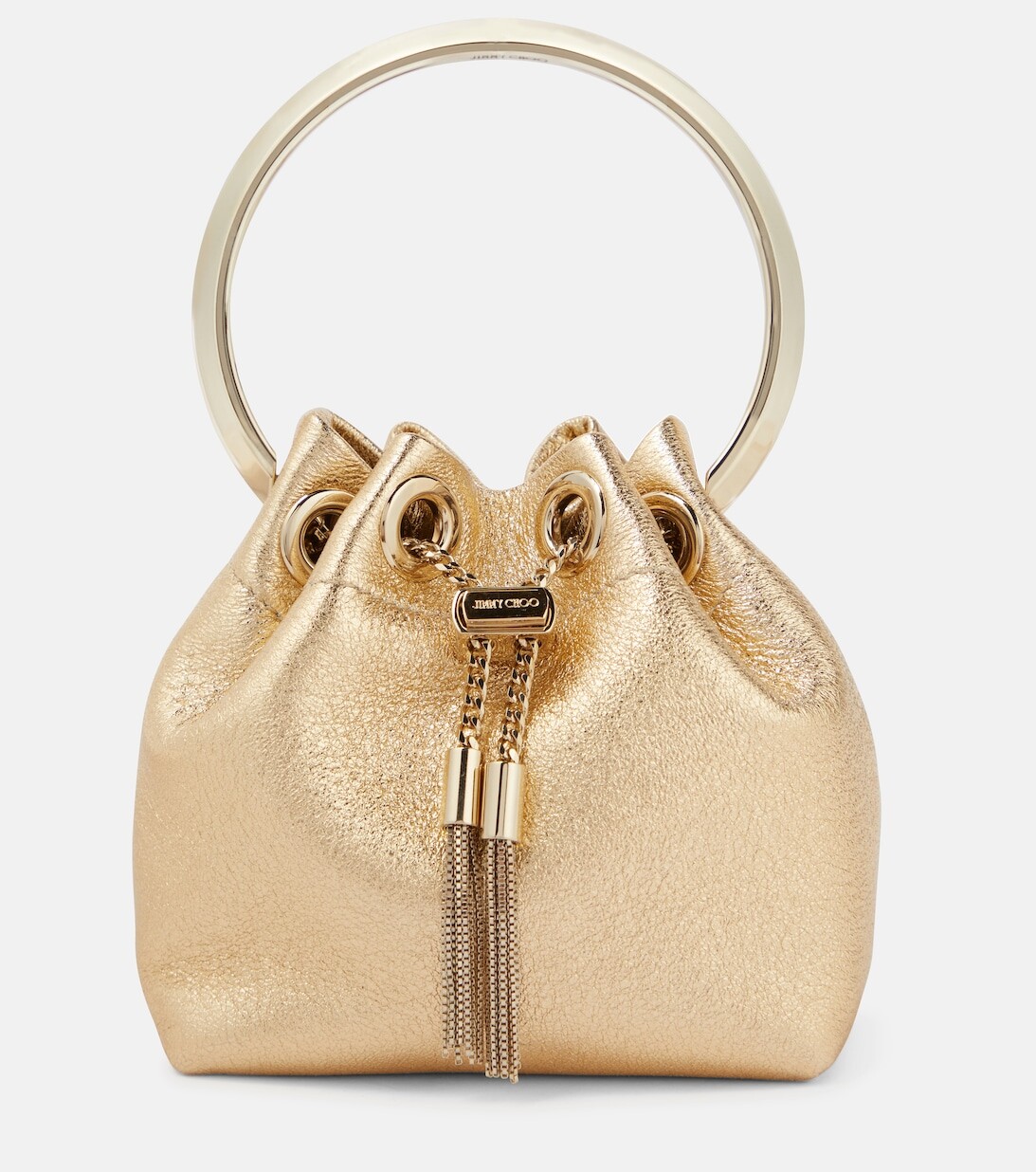 

Сумка-ведро Bon Bon из кожи Micro Jimmy Choo, золотой, Желтый, Сумка-ведро Bon Bon из кожи Micro Jimmy Choo, золотой