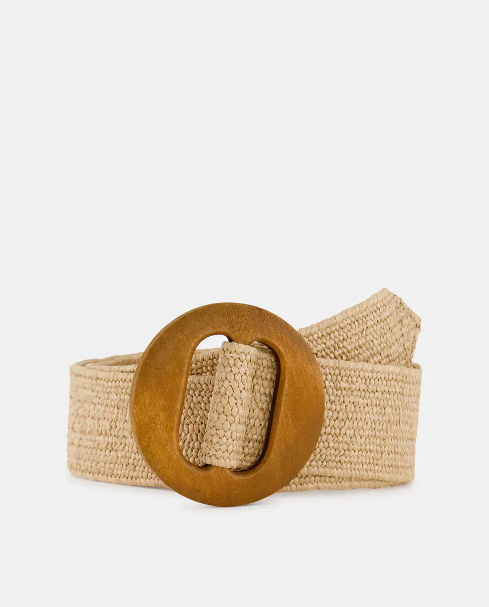 

Женский эластичный пояс из рафии Easy Wear, цвет Tostado