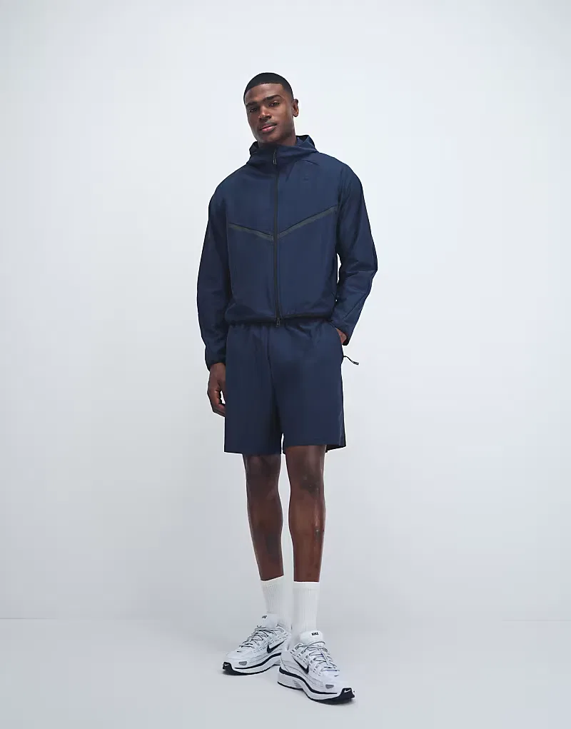 Спортивная куртка-худи Nike Tech Shori на молнии, темно-синий — фото 2
