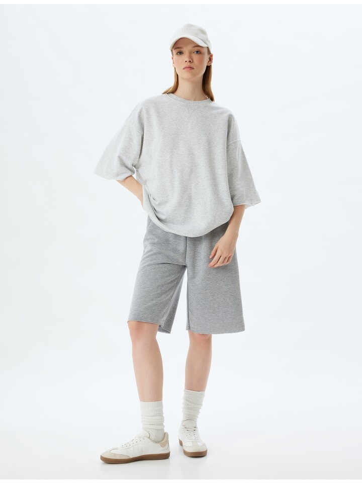 

Шорты KOTON Shorts, цвет Grau Melange