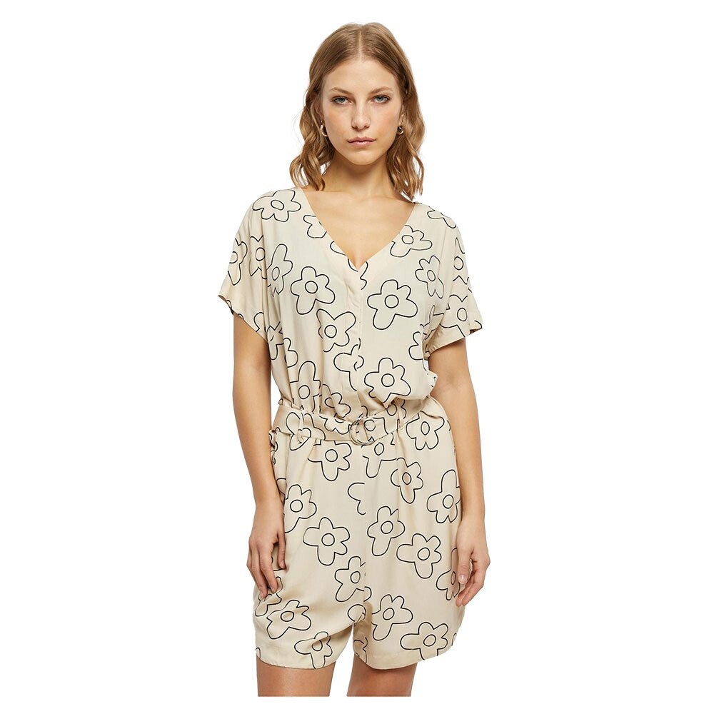 

Комбинезон Urban Classics Viscose Belt, бежевый