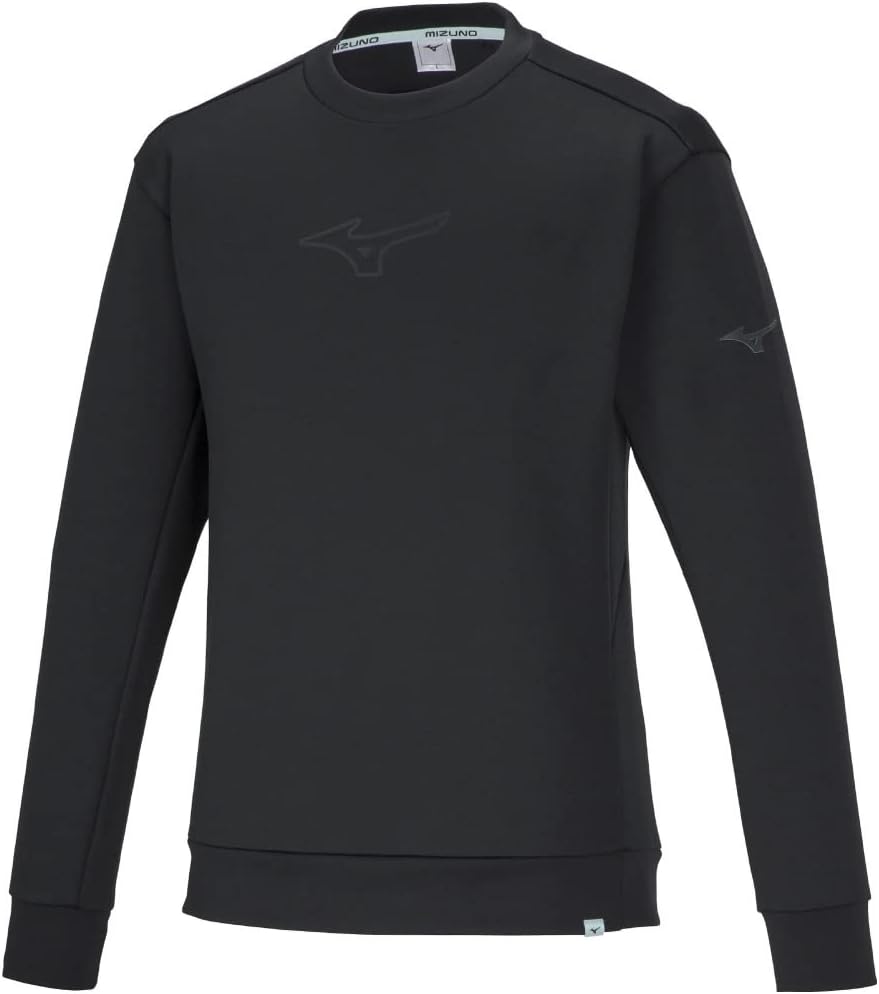 

Спортивная толстовка MIZUNO Training Wear, круглый вырез, удобная для движений, унисекс, для взрослых, размер 32MCA052, черный