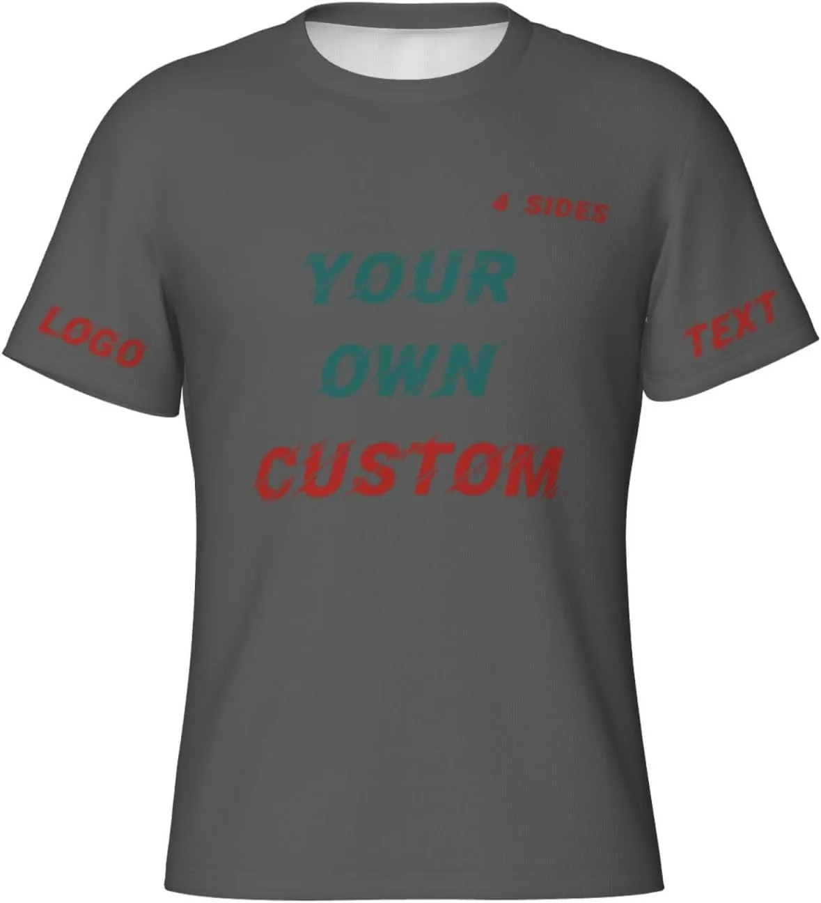 

Футболка Custom с принтом на 4 сторонах