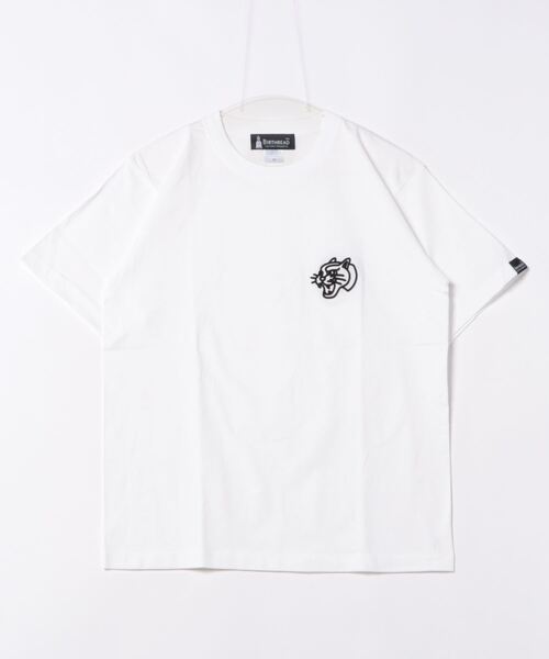 

Футболка с коротким рукавом, 3D-вышивка в виде татуировки, бренд JUGLANS, цвет белый, вес 176 г