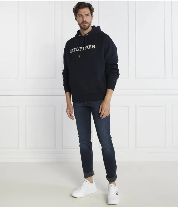 Толстовка Monotype Embro Regular fit Tommy Hilfiger, синий — фото 2