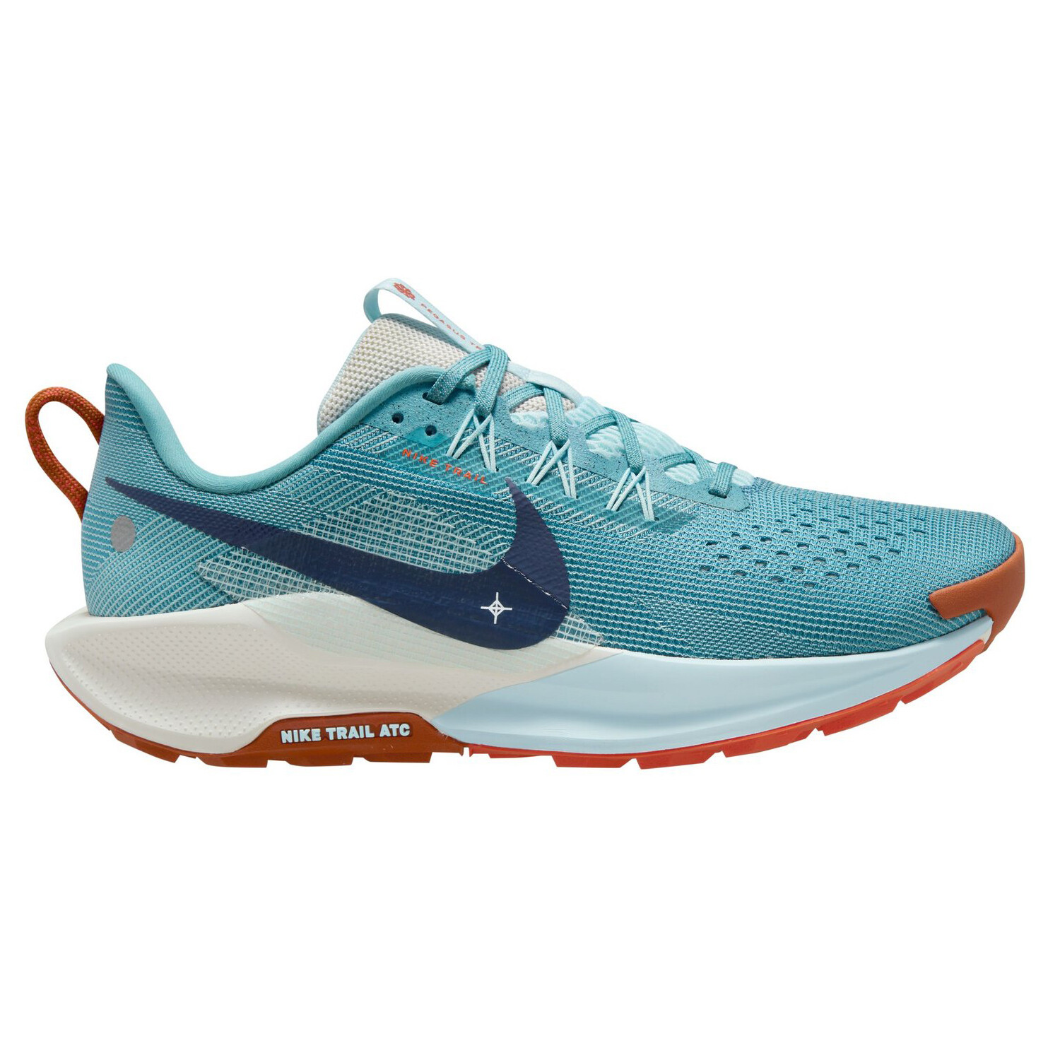 

Кроссовки для бега по пересеченной местности Nike ReactX Pegasus Trail 5, цвет Denim Turq/Midnight Navy/Glacier