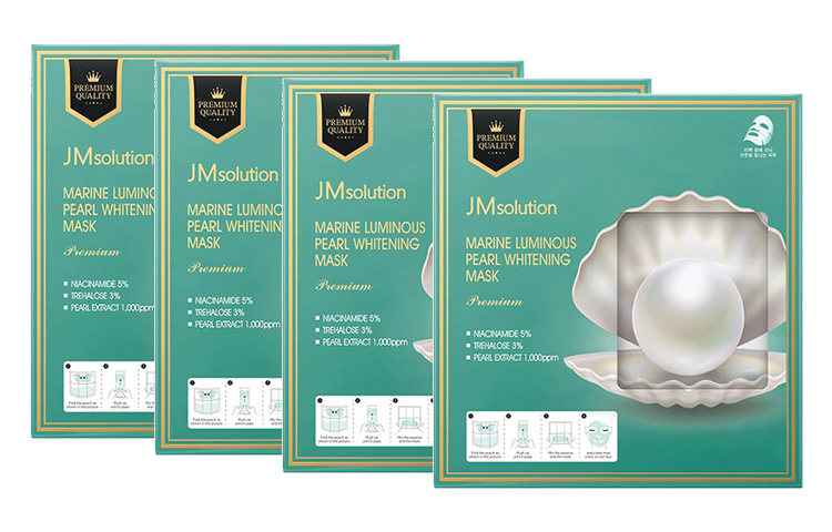JM Solution новая коллекция двухкамерная маски Ocean Pearl для лица успокаивающая увлажняющая и насыщающая влагой 5 штук/упаковка JMsolution — фото 4