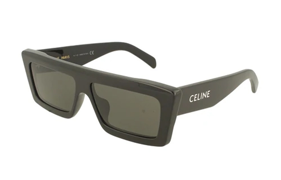

CELINE Прямоугольные солнцезащитные очки, Black