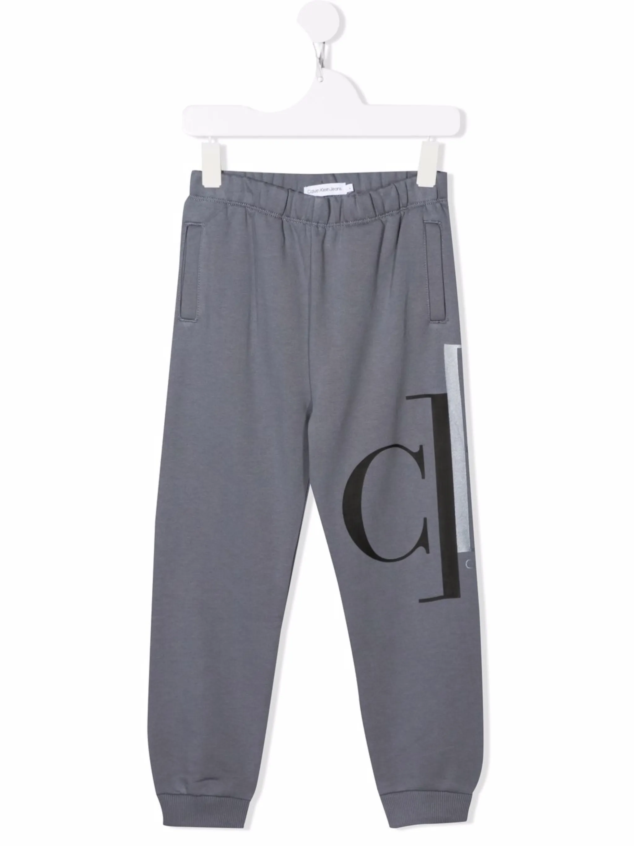 

Спортивные брюки с логотипом Calvin Klein Kids, серый