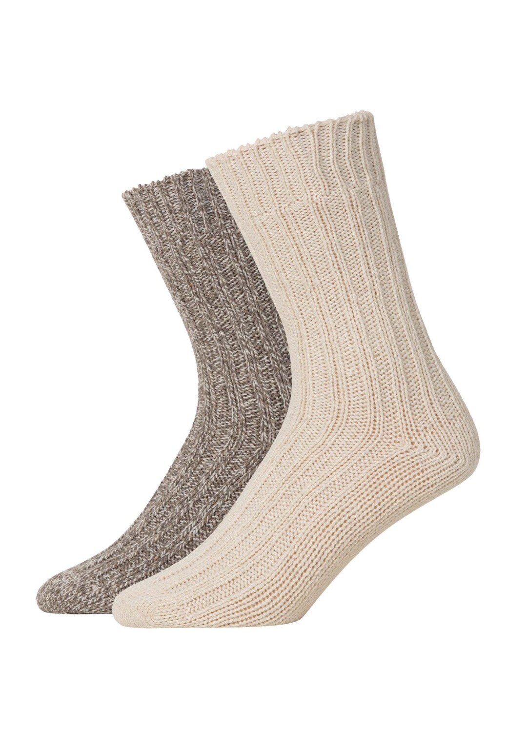 

Носки SNOCKS Norweger 2 шт, цвет Mix (Offwhite/Braun)