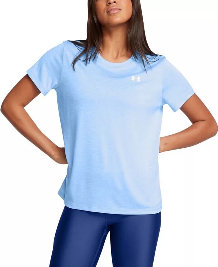 

Женский топ с короткими рукавами Tech™ Twist Under Armour, синий