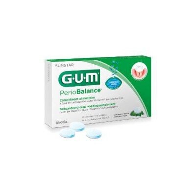 

Sunstar Gum, Periobalance, пробиотик, гингивит, 30 шт.