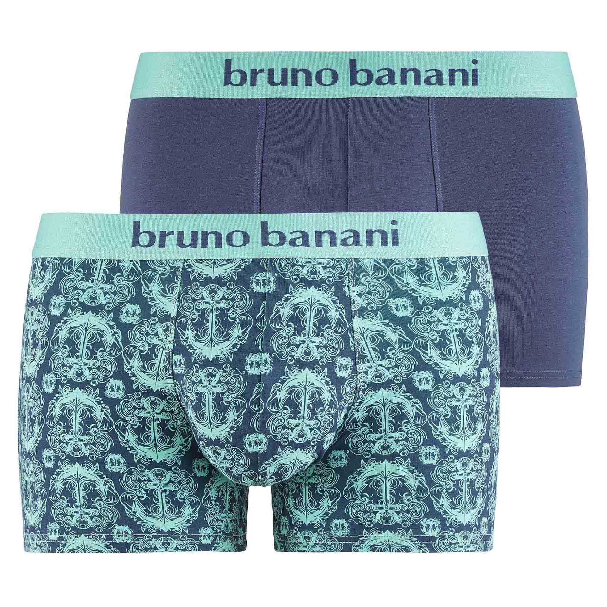 

Боксеры Bruno Banani Boxershort 2 шт, цвет Jeansblau/Mint