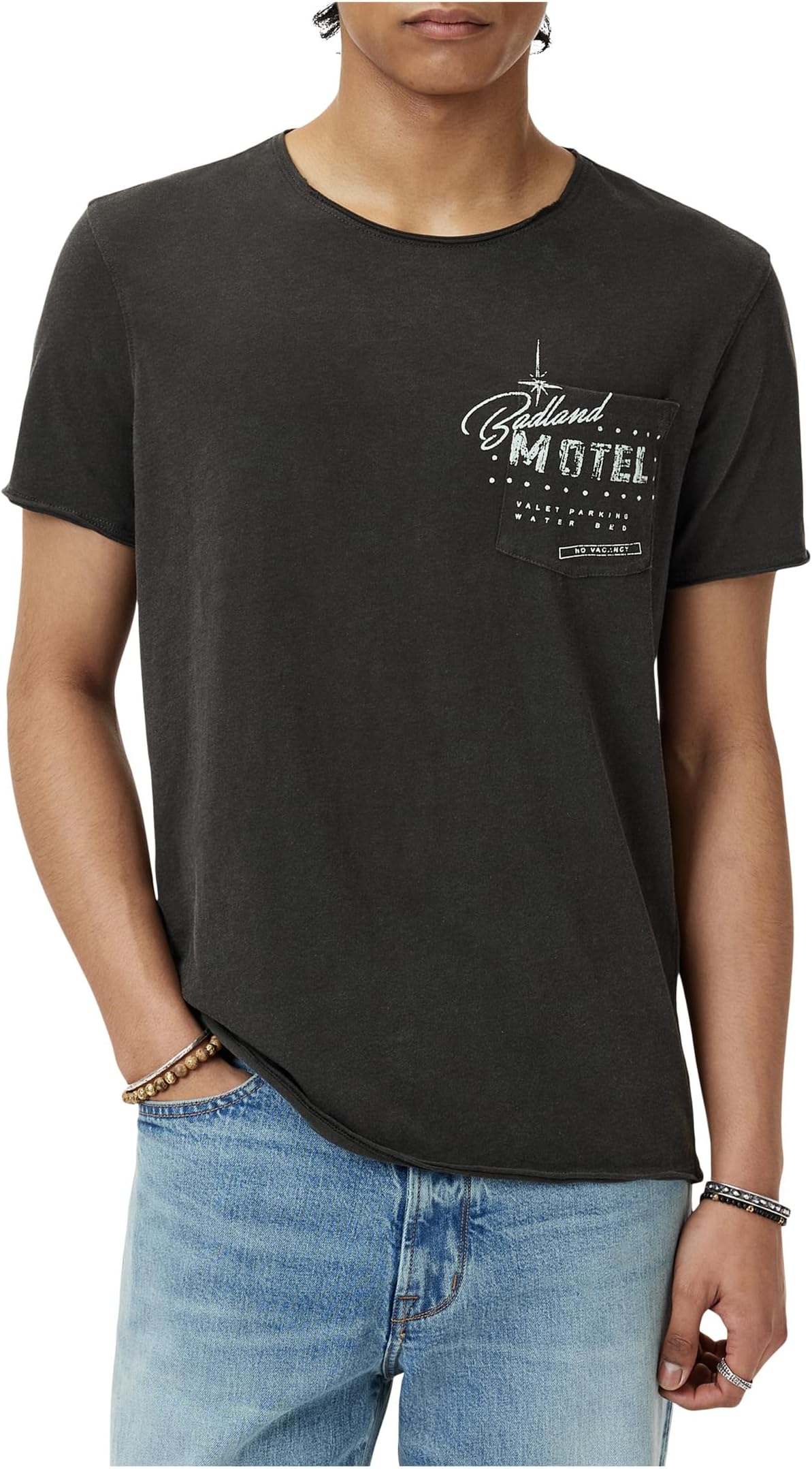 

Футболка John Varvatos Badland Skull Tee KG6979F25, Charcoal