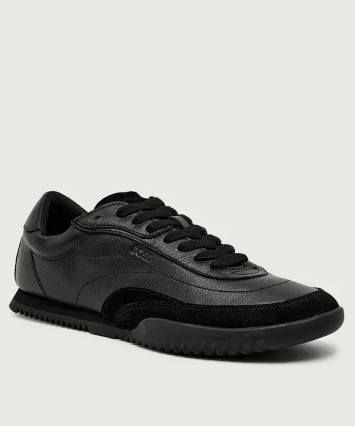 

Кожаные кроссовки careton_lowp_sdltb Boss, черный