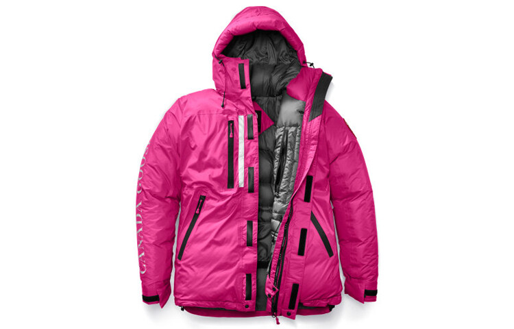 

Мужской пуховик Canada Goose, розовый