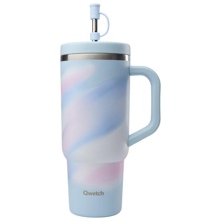 

Кружка дорожная 900 мл aura pastel bleu Qwetch