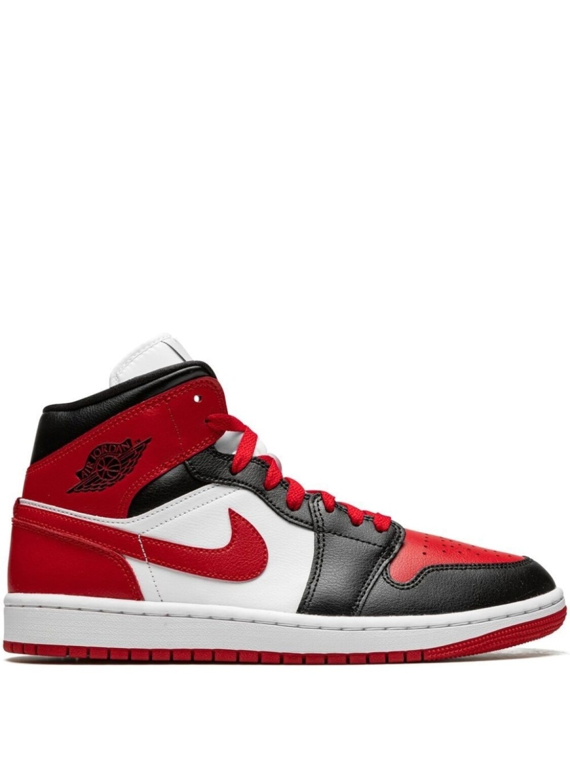 

Jordan кроссовки Air Jordan 1 Mid Alternate Bred Toe, красный