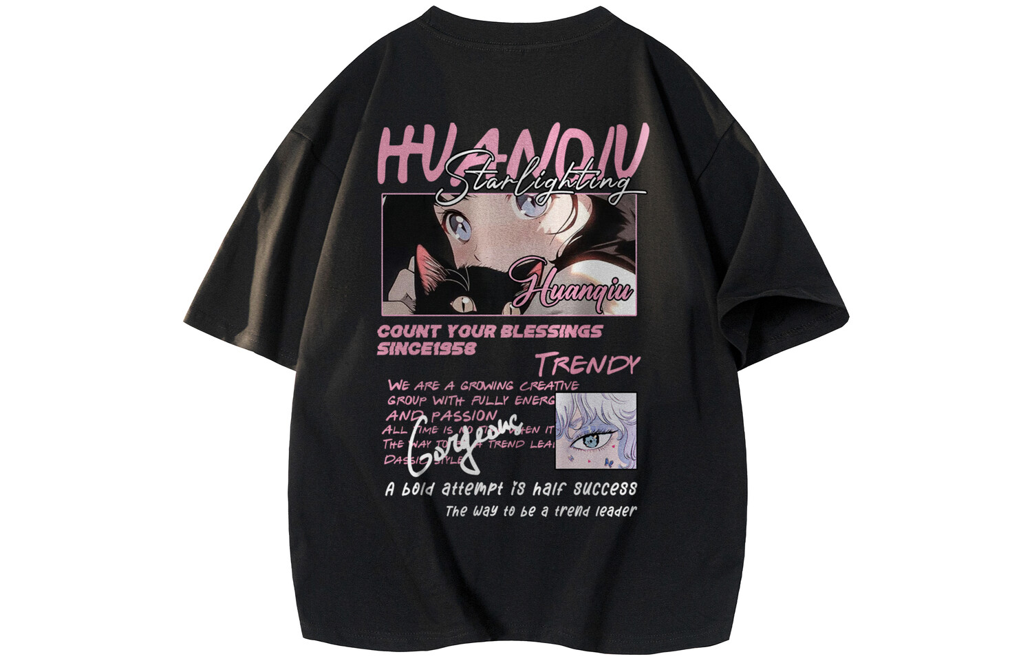 

Футболка унисекс Huanqiu, черный