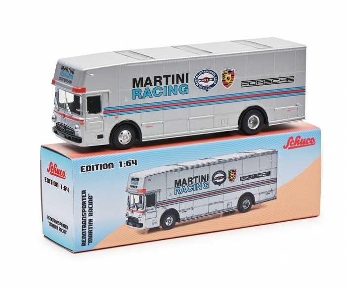 

Schuco Mercedes Benz O 317 Renntransporter 1:64 452027400