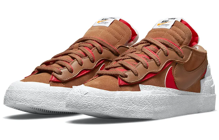 Nike Кроссовки X Sacai Blazer Low 'British Tan' — фото 4