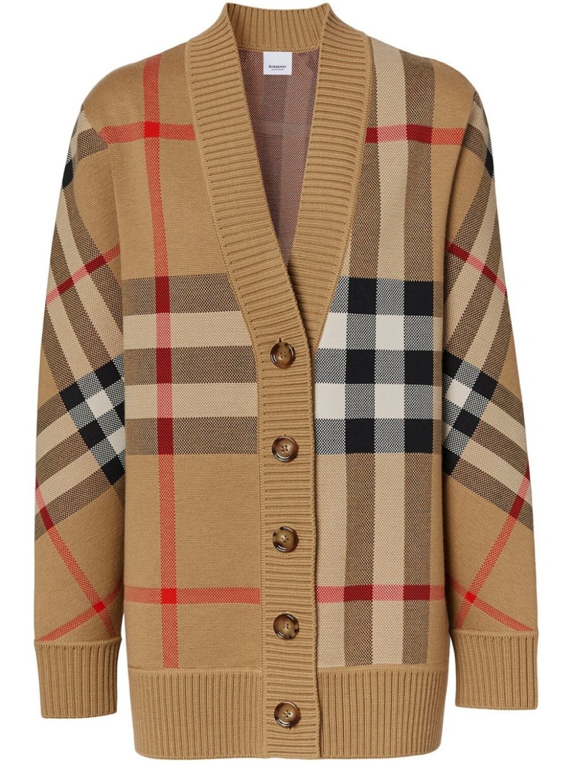 

Burberry кардиган в клетку Vintage Check, коричневый