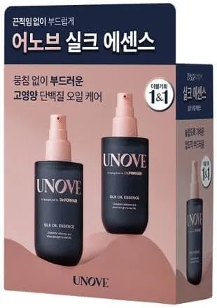 Набор масел для волос UNOVE Anobu Silk Oil Essence Double Planning, 70 мл + 70 мл, Tender Bloom
