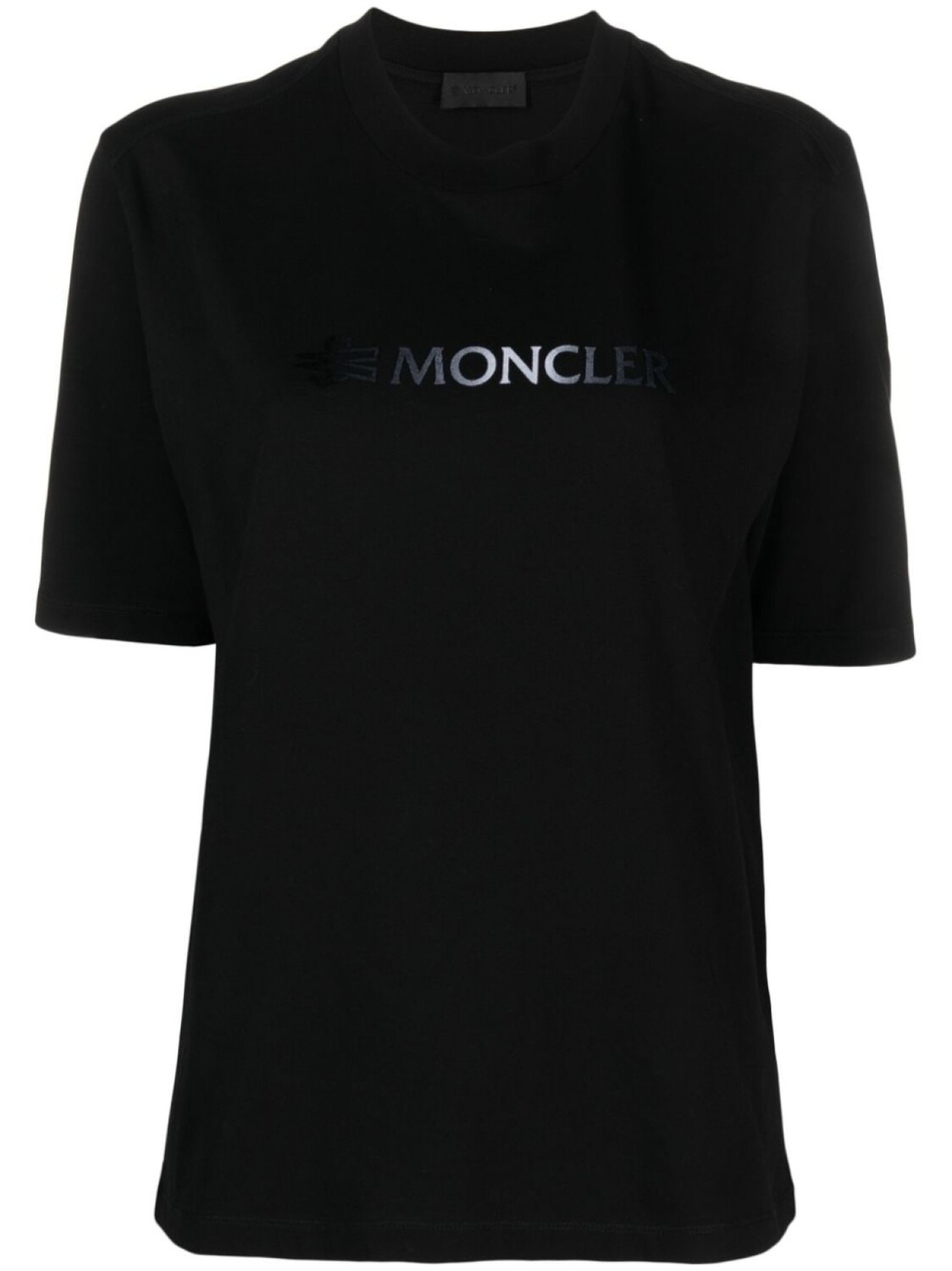 

Moncler футболка с логотипом, черный