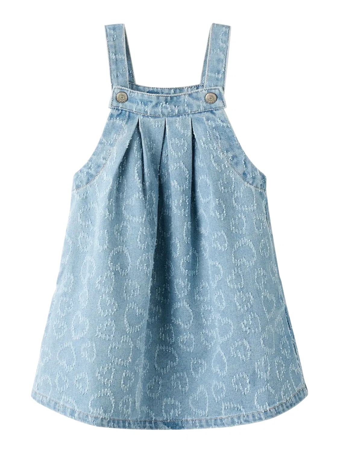 Платье джинсовое, на пуговицах, Name it, light blue denim
