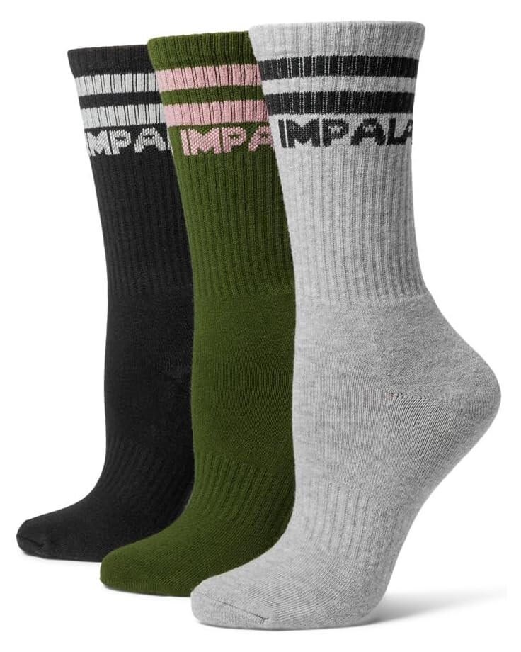 

Носки Impala Rollerskates Impala Stripe Sock 3-Pack, цвет Camo